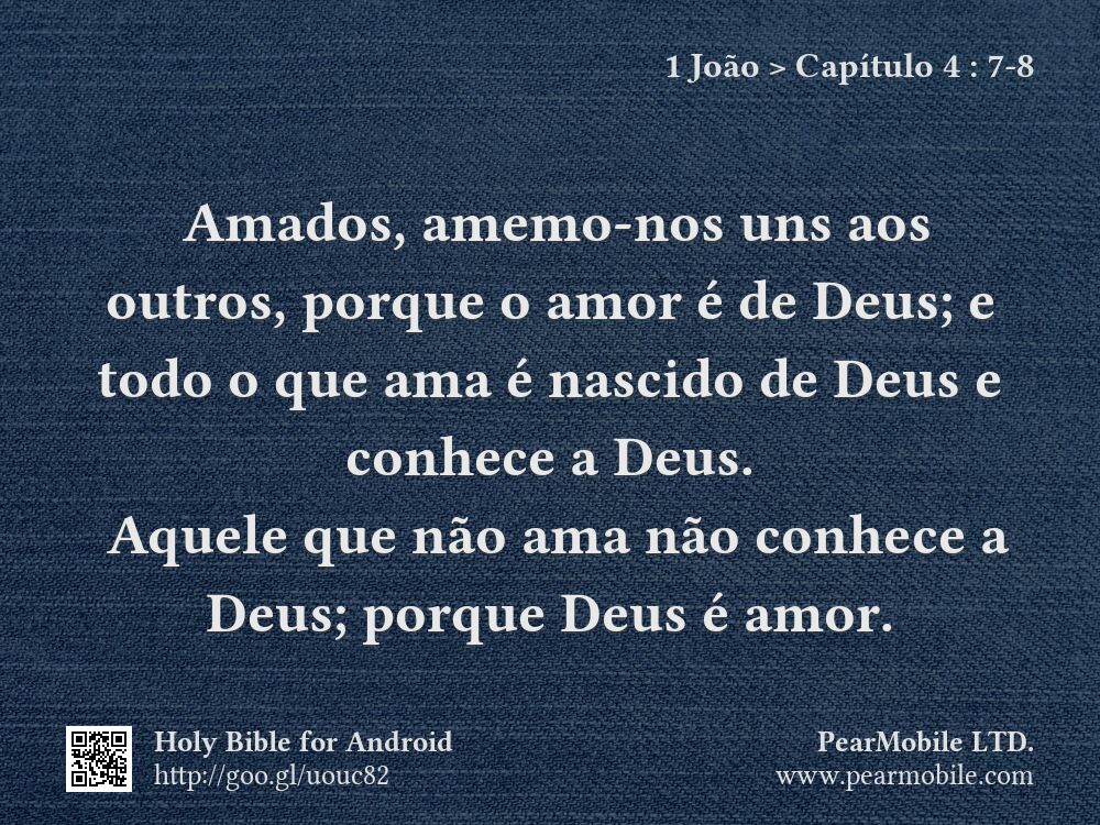 1 João, Capítulo 4:7-8